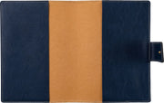 Paper Source Nautic Blue A5 Leather Journal Cover with Clasp