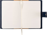 Paper Source Nautic Blue A5 Leather Journal Cover with Clasp