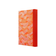 Classic Medium Journal A5 Geometric Waves / Orange