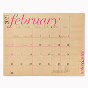 2027 Paper Source The Great Big 12 Month Calendar