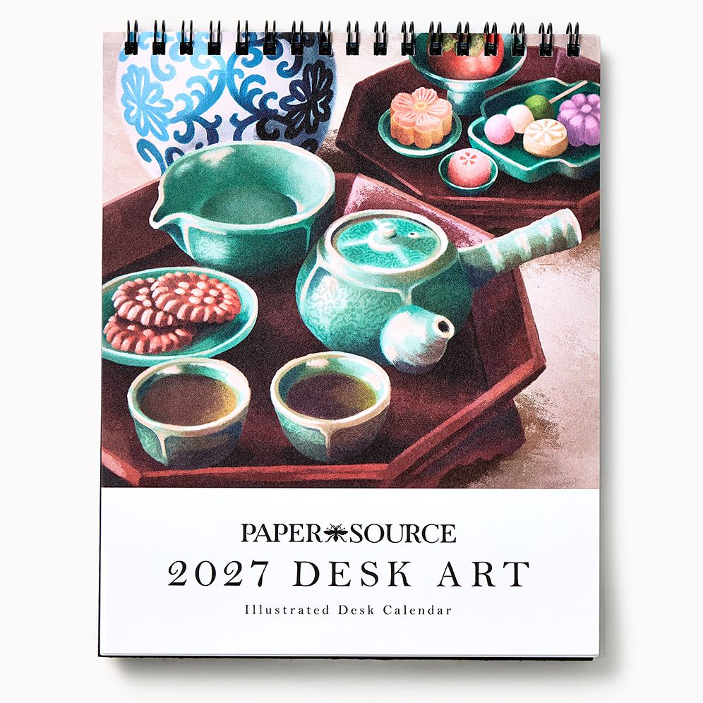 2027 Paper Source Desk Art Desk Easel Calendar