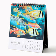 2027 Paper Source Desk Art Desk Easel Calendar
