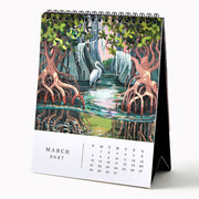 2027 Paper Source Desk Art Desk Easel Calendar