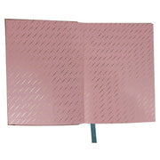 Peach Woven Leather Journal