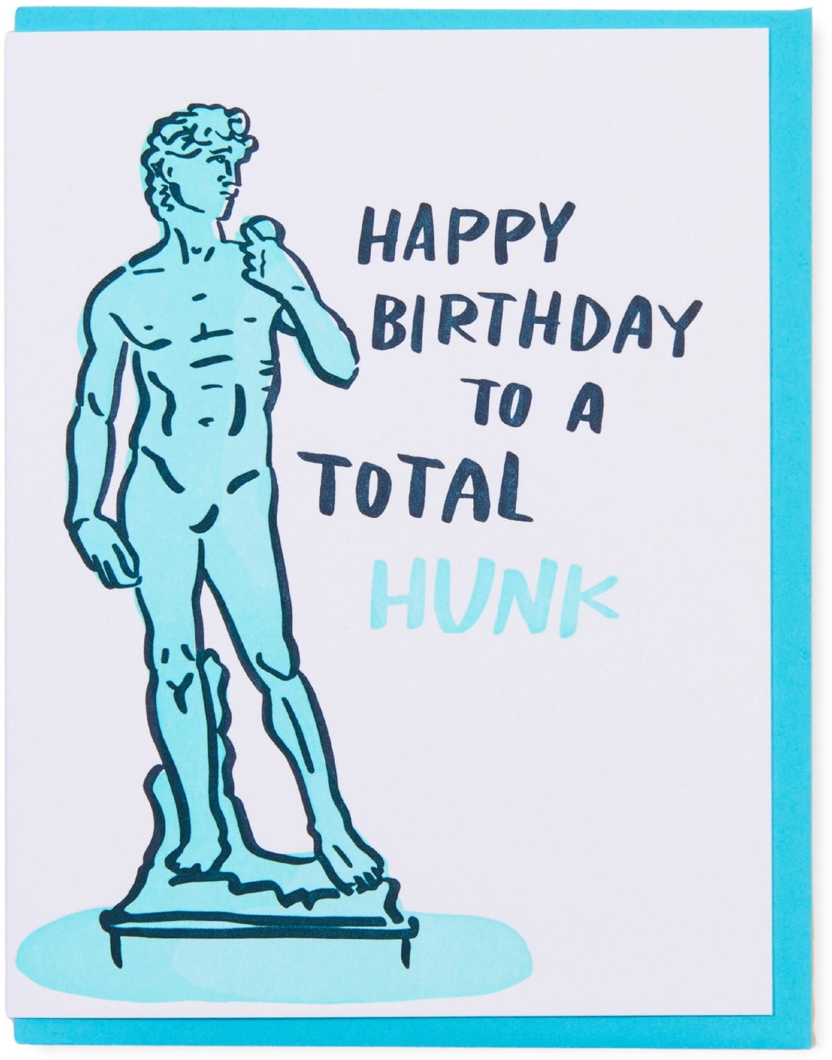 Total Hunk Birthday Card