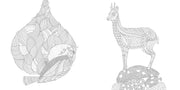 Wild Savannah: A Coloring Book Adventure