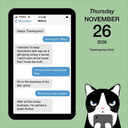 2026 Texts from Mittens the Cat Day-to-Day Calendar