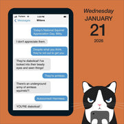 2026 Texts from Mittens the Cat Day-to-Day Calendar