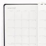2027 Paper Source Black Weekly Pocket Planner