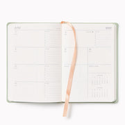 2027 Paper Source Sage Weekly Pocket Planner