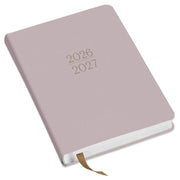 2026-2027 Paper Source Gray Lilac Leather 12-Month Daily Planner