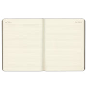 2026-2027 Paper Source Black Leather 18-Month Monthly Desk Planner