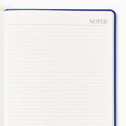 2026-2027 Paper Source Cobalt Blue Leather 18-Month Weekly Desk Planner
