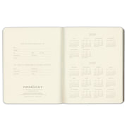 2026-2027 Paper Source Cobalt Blue Leather 18-Month Weekly Desk Planner