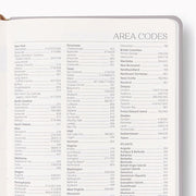 2026-2027 Paper Source Gray Lilac Leather 18-Month Weekly Desk Planner