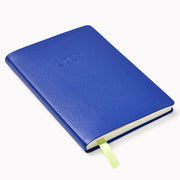 2026-2027 Paper Source Cobalt Blue Leather 18-Month Weekly Pocket Planner