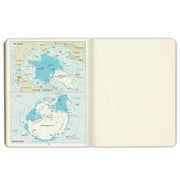 2026-2027 Paper Source Gray Lilac Leather 18-Month Monthly Desk Planner