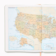 2027 Paper Source Sage Monthly Desk Planner