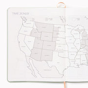 2027 Paper Source Sage Monthly Desk Planner
