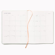 2027 Paper Source Sage Monthly Desk Planner