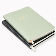 2027 Paper Source Black Weekly Desk Planner