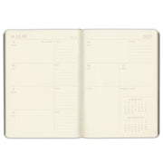 2027 Paper Source Black Weekly Desk Planner