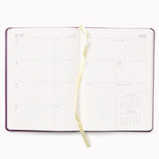 2027 Paper Source Dusty Mauve Weekly Desk Planner