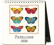 2026 Cavallini Butterflies Desk Calendar