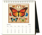 2026 Cavallini Butterflies Desk Calendar