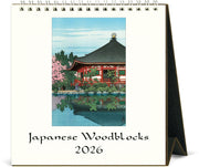 2026 Japanese Woodblock Desk Calendar