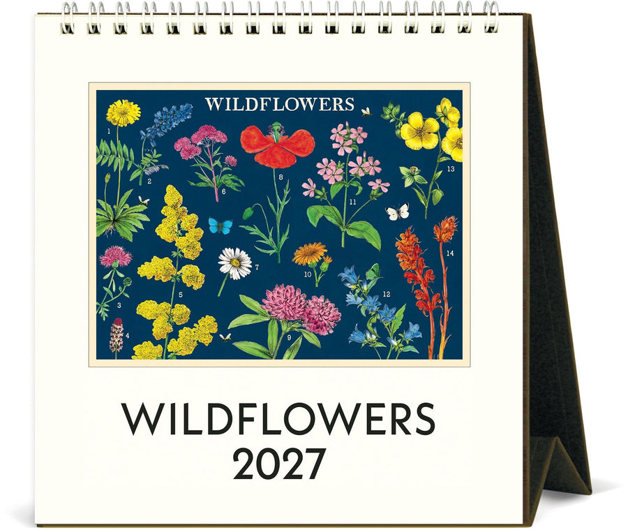2027 Wildflowers Desk Calendar