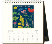 2027 Wildflowers Desk Calendar