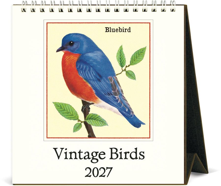 2027 Birds Desk Calendar