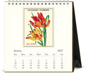 2027 Language of Flowers Desk Calendar