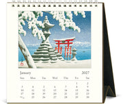 2027 Japanese Woodblock Desk Calendar