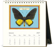 2027 Butterflies Desk Calendar