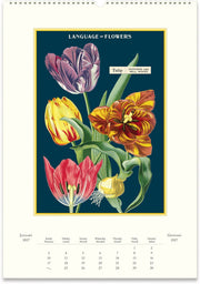 2027 Langauge of Flowers Wall Calendar
