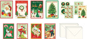 Assorted Christmas Cavallini Stationery Set