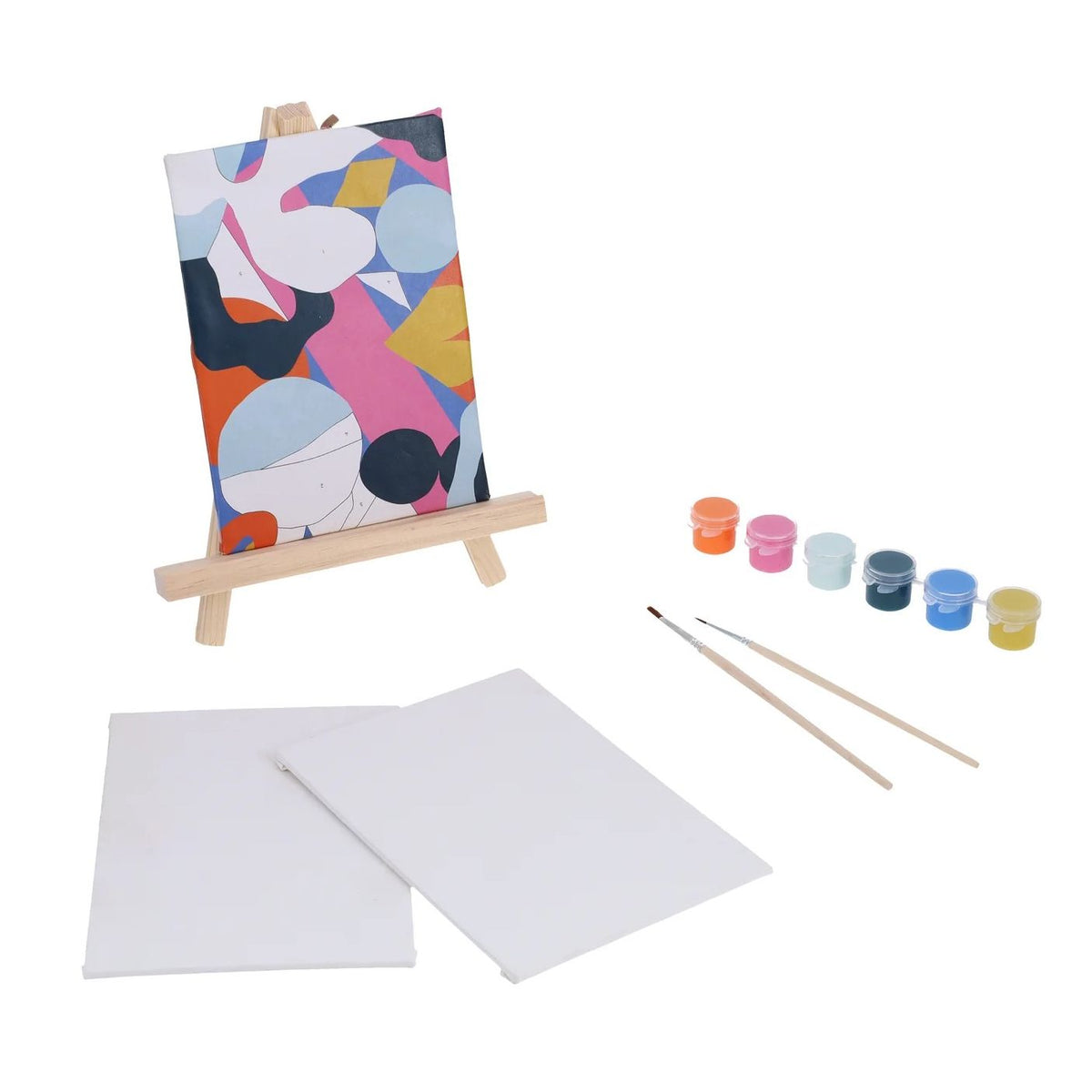 Mindful Crafts: Geometric Paint-by-Number Kit: Mindful Crafts: Geometric Paint-by-Number Kit