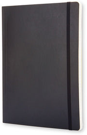 Moleskine Classic Notebook, Extra Large, Ruled, Black, Soft Cover (7.5 x 10)