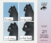 2027 A Year of Purrs Day-to-Day Calendar