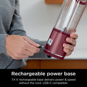 Ninja Blast™ Portable Blender in Tinted Pink
