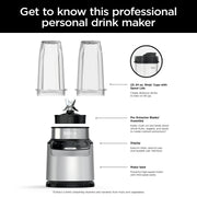 Ninja Auto IQ Nutri Blender Pro Bundle with Cups