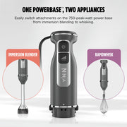 Ninja Power Immersion Blender with Whisk in Deep Navy