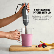 Ninja Power Immersion Blender with Whisk in Deep Navy