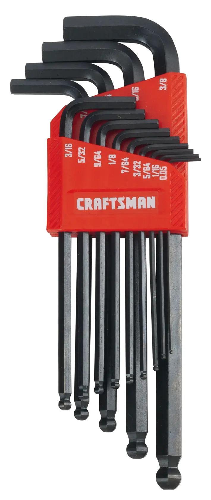 Craftsman hex key set CMHT26009 white background beauty shot front angle