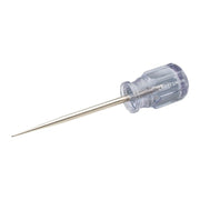 Photo of Craftsman scratch awl CMHT65012 with clear handle, angled on white background.
