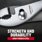 Photo of Craftsman adjustable pliers CMHT81712, close-up showing drop forged steel construction.