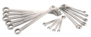 Photo of CRAFTSMAN CMMT12067 combination wrench set with multiple polished steel wrenches arranged on white background.