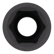Close-up view of a CRAFTSMAN socket, showing its hexagonal interior and round outer shape.